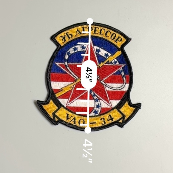 Military Patch Lot Navy VAQ-34 Vietnam Dragon Eagle 6pc - Picture 7 of 9